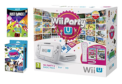 Nintendo Wii U 8GB Страна Пак Само со Танц до 2015 и Микрофон (Nintendo Wii U)