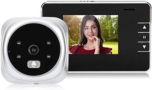 FansQ Видео Врата 2.8-Инчен LCD Екран на Smart Врата Гледачот, Инфраред LED Светлото Ноќ Визија со Камера Поддршка за Видео