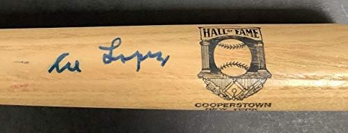 Ал Лопез Потпиша Бејзбол Мини Лилјак HOF Логото 16 Autograph Slugger JSA 2 - Autographed MLB Лилјаци