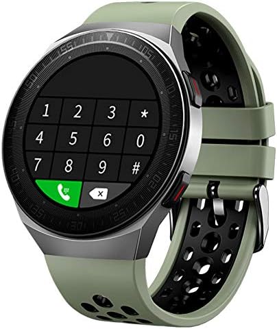 Chunling Bluetooth Повик Круг Smart Watch Music Player Часовник Фитнес Мажи Жени Спорт Smartwatch за Телефонот