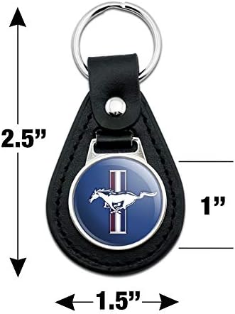 Ford Mustang Црна Кожа Keychain Колекција