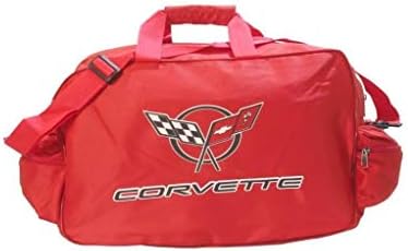 Corvette C5 Црвено Логото Duffle Патување Спорт Спортска Торба Ранец